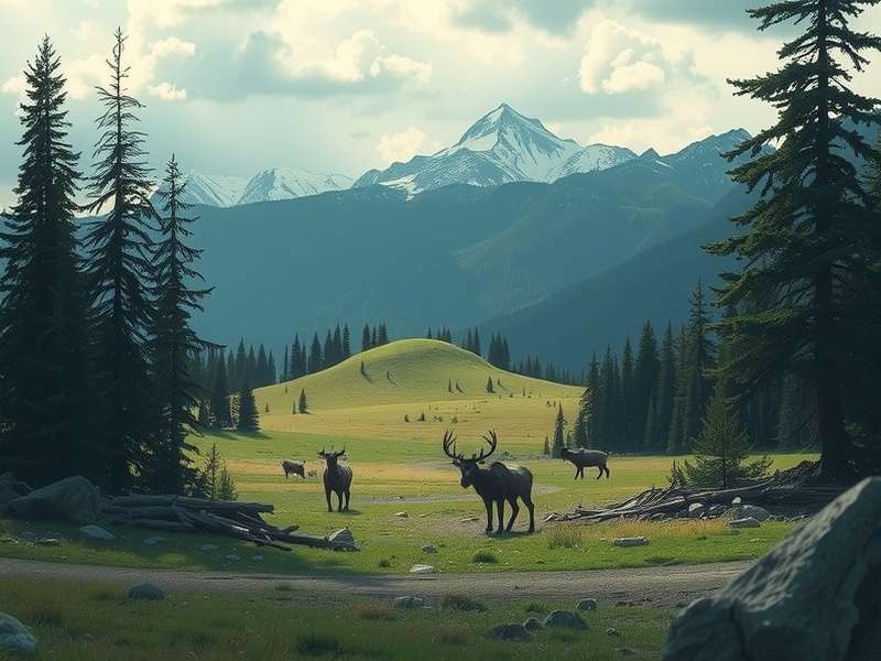 Wilderness medicine scene in Wilderness Action game