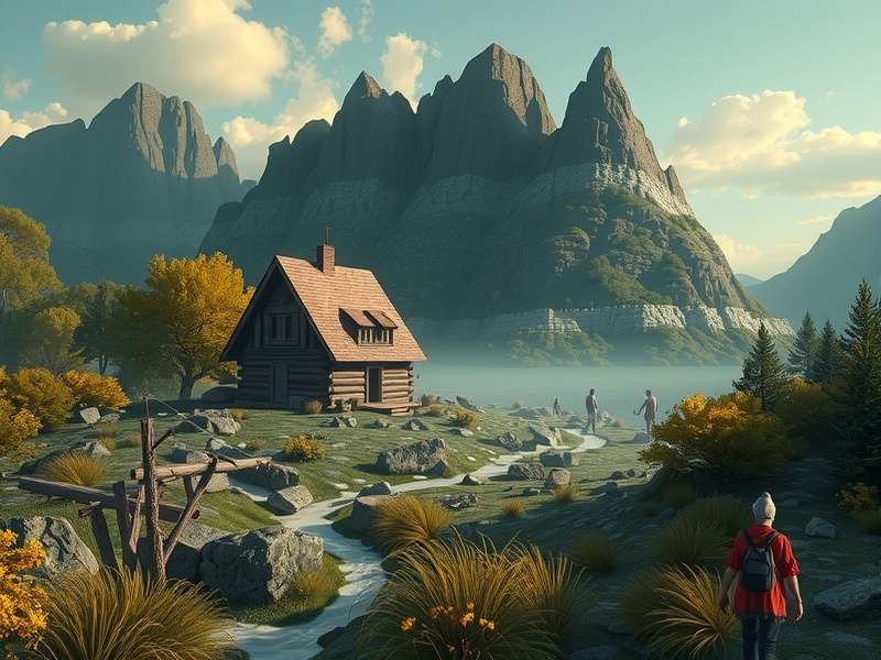 Strategic overview map of Wilderness Hotel Inari showing key loot spawns and flanking routes