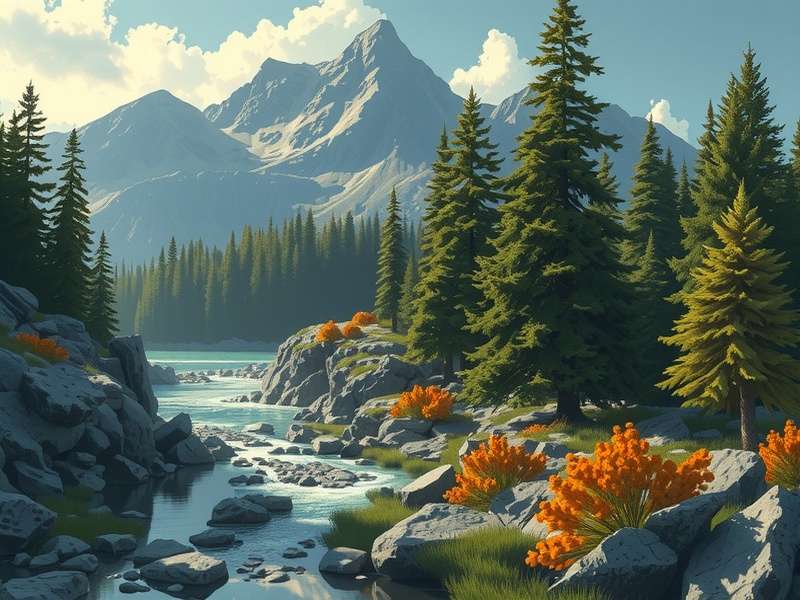 A squad of players strategizing in the lush, dangerous map of Wilderness Action