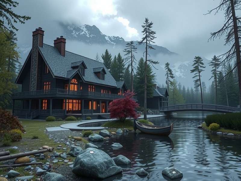 Luxury wilderness hotel in Indian forest setting