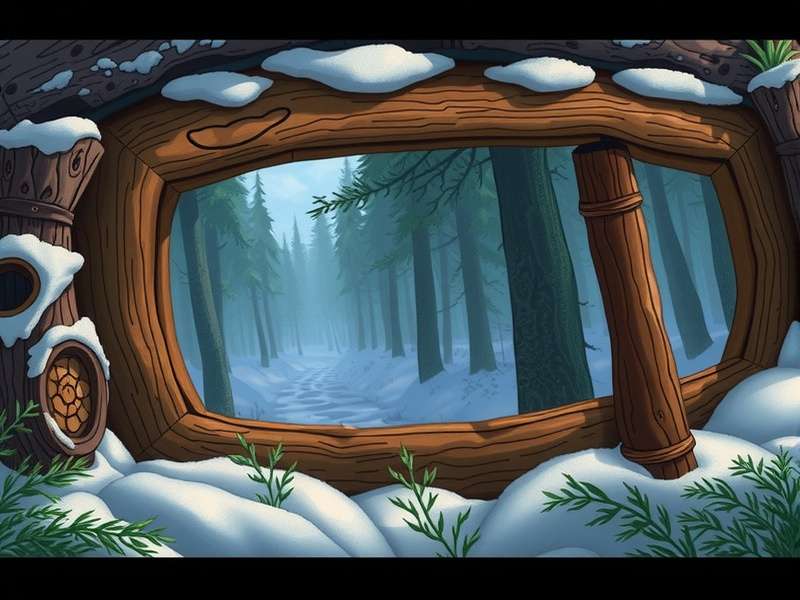 Wilderness Action Game Log In Screen showing character selection and wilderness landscape