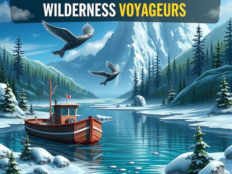 Survival gameplay scene in Wilderness Action showing a character by a lake