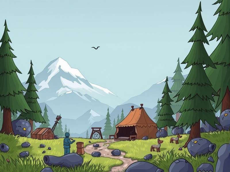 Wilderness Festival 2024 - Players in action amidst virtual wilderness