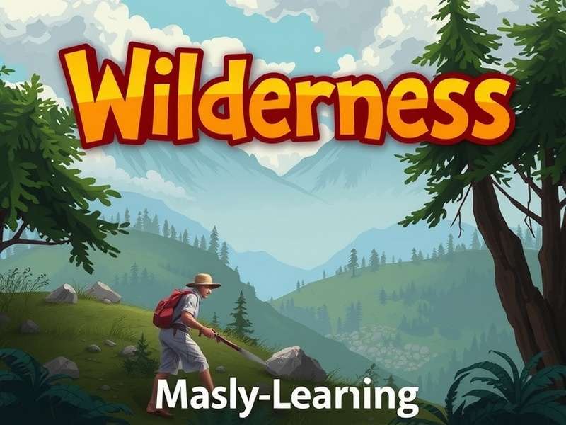 A player navigating dense forest in Wilderness Action game