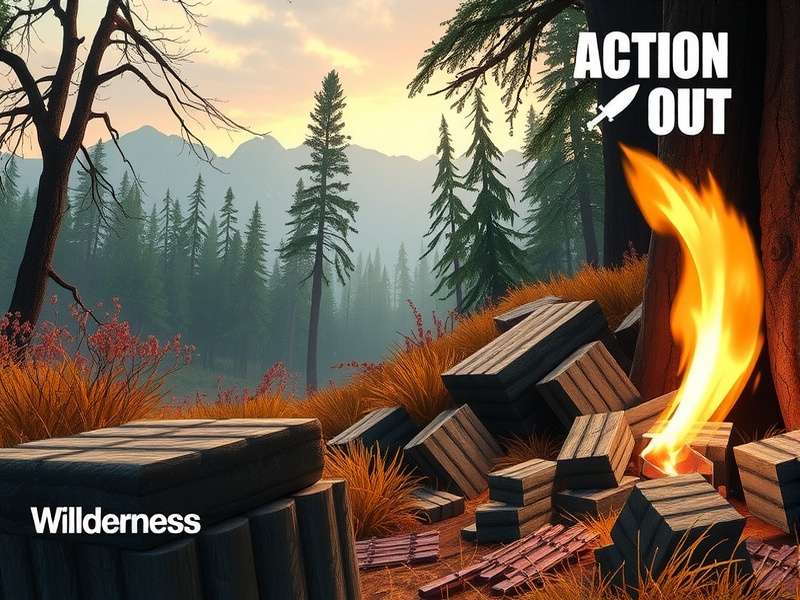 Wilderness Action Knife Out — tactical knife combat gameplay in Indian wilderness setting
