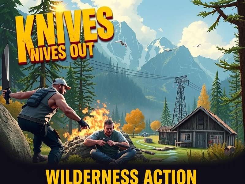 Knives Out Wilderness Action Gameplay showcasing dense jungle terrain and survival combat