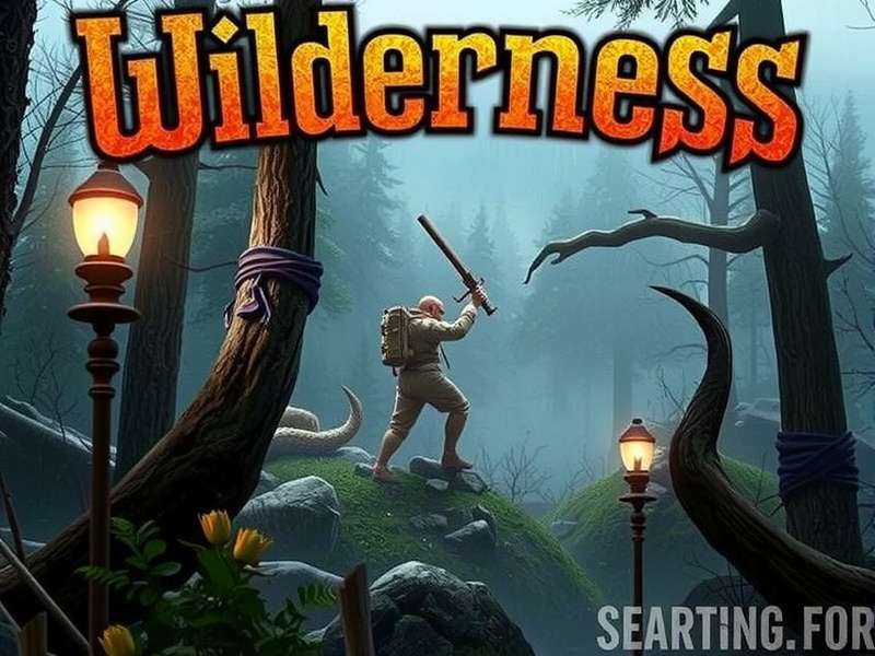 Wilderness Action gameplay screenshot showing jungle battle royale environment