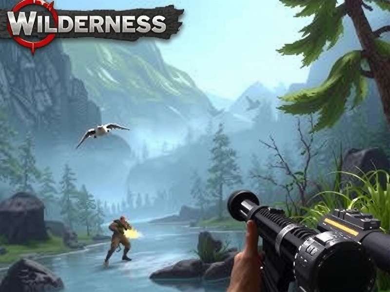 Wilderness Action game screenshot showing intense jungle combat with modern weapons