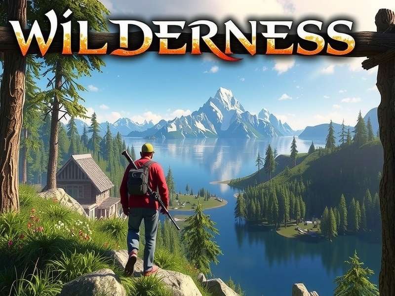 Wilderness Action gameplay screenshot showing Indian wilderness shooting arena