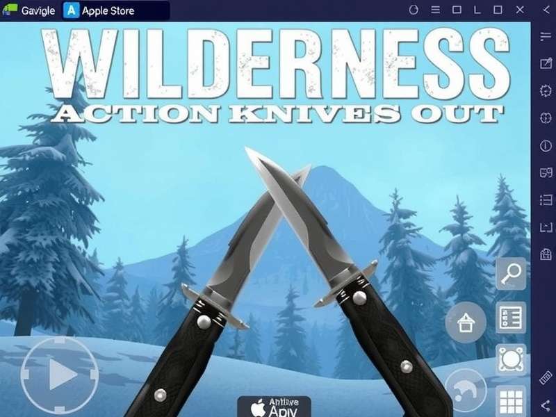 Wilderness Action Knives Out gameplay action scene with Indian player in wilderness terrain