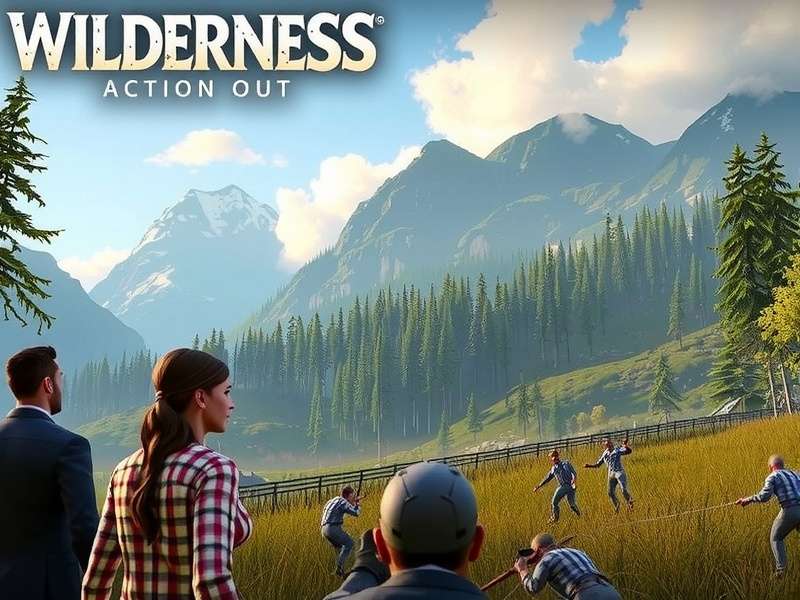 Wilderness Action Knives Out gameplay screenshot showing intense battle royale action in Indian wilderness