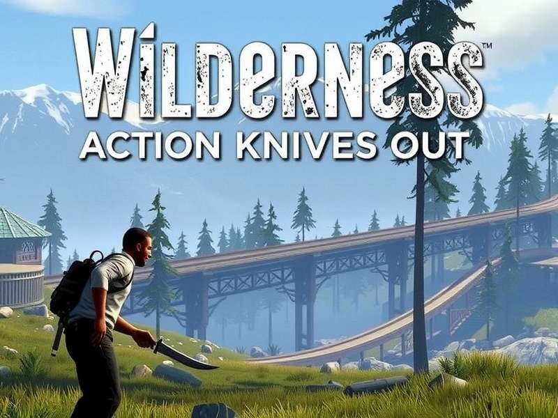Wilderness Action Knives Out gameplay screenshot showing wilderness map and combat